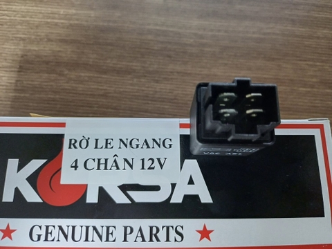 Relay(Rờ le)KORSA 4 chân ngang 12v
