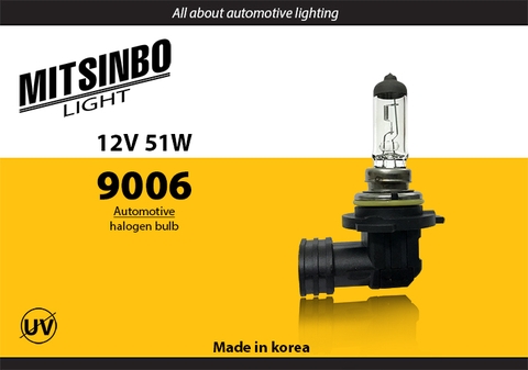 Bóng đèn Halogen 9006(HB4) 12V 51W MITSINBO