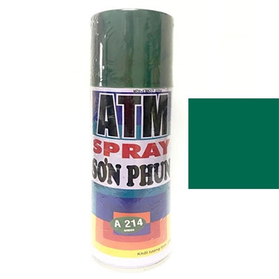 Sơn xịt ATM xanh lá(A214)