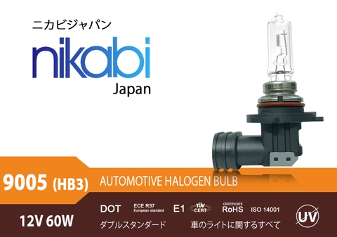 Bóng đèn Halogen 9005 12V 60W (HB3) NIKABI