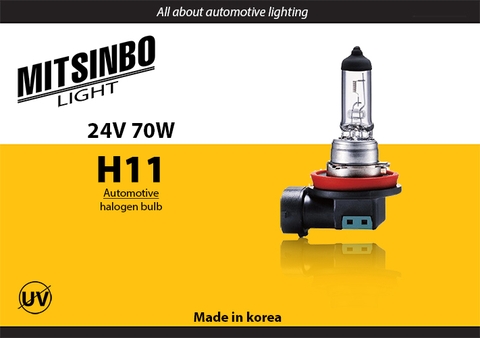 Bóng đèn Halogen H11 24V 70W MITSINBO