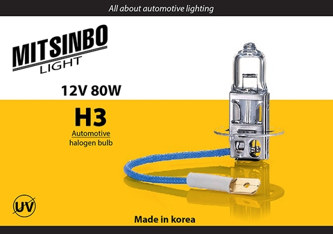 Bóng đèn Halogen H3 12V 80W MITSINBO