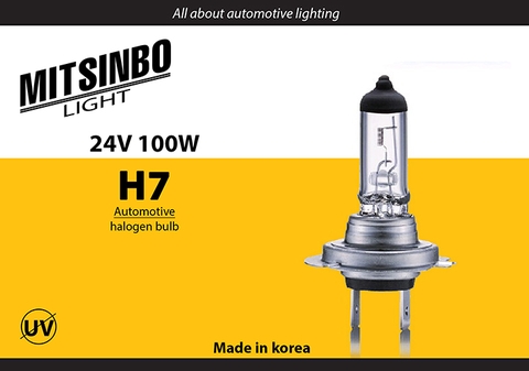 Bóng đèn Halogen H7 24V 100W MITSINBO