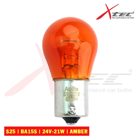 Bóng đèn S25 12V 21W vàng Xtec