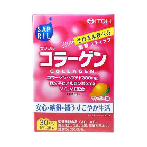 Bột Collagen Naris ITOH Dưỡng Sáng Da Nhật Bản 30 Gói