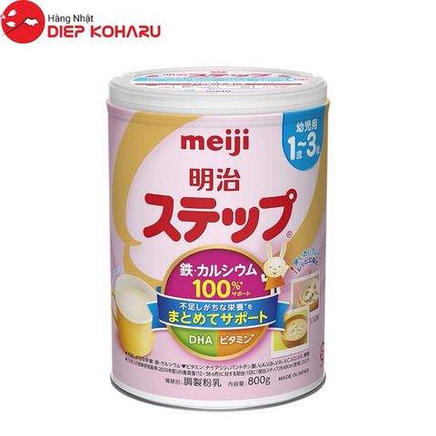 Sữa Trẻ Em Meiji Dạng Bột 1-3 Tuổi 800g/lon.