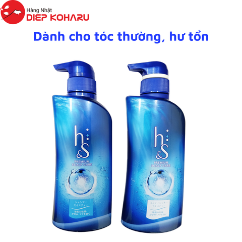 Bộ Dầu Gội Xả Trị Gàu H&S Nhật Bản Cho Tóc Thường-Hư Tổn