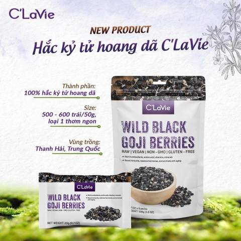 Hắc kỷ tử hoang dã 100g (20g x 5 gói) - C'Lavie