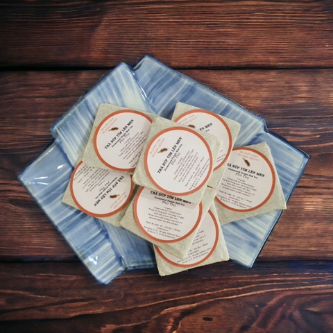 Trà búp tím Phú Thọ lên men 7g (trà hoang dã Phú Thọ)