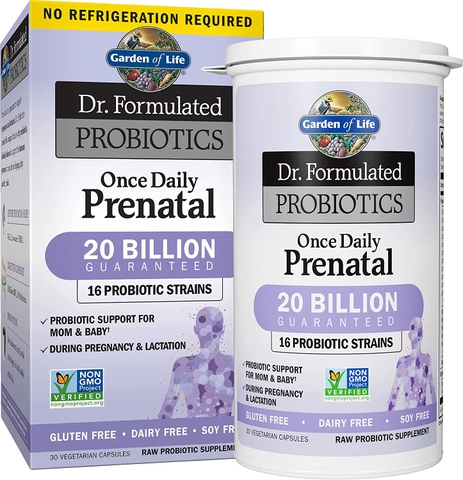 Lợi khuẩn hữu cơ cho mẹ bầu Prenantal Probiotic Dr. Formulate Garden of life 30v