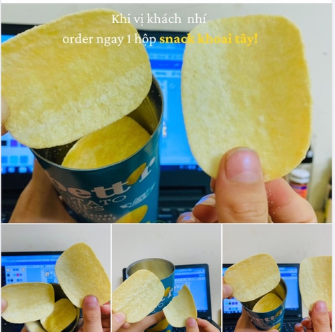Snack khoai tây hữu cơ Bett'r 160g