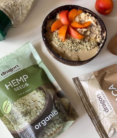 Hạt gai dầu hữu cơ Hemp Seed Organic Dragon Supperfoods 200g