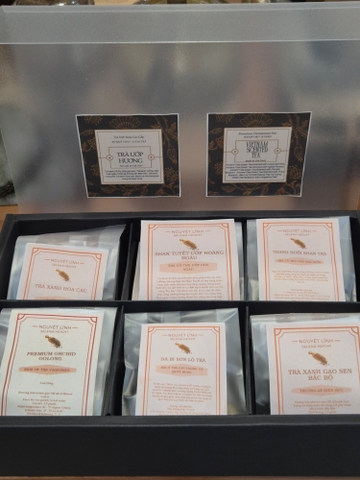 Set BST Trà Hương 6 loại - Trà Ướp Hoa & Oolong Việt Nam (Vietnam Scented tea) 6 types