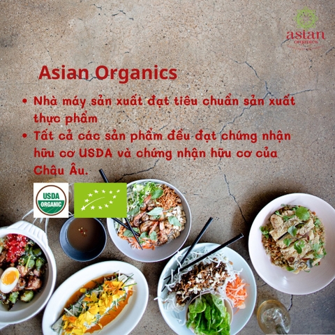 Giấm gạo hữu cơ Asian Organics (200ml)