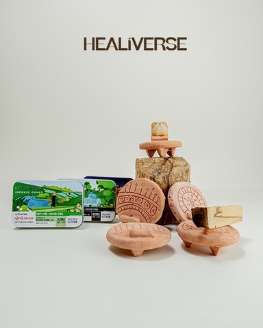 Khay xông trầm đất nung - Healiverse