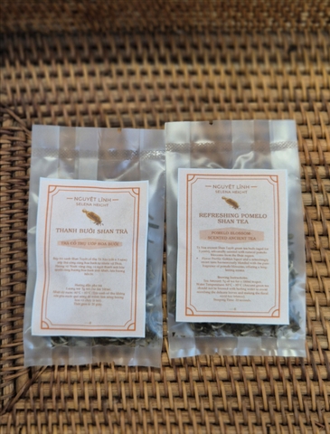 Thanh Bưởi Shan Trà - Shan Tuyết dệt Hoa Bưởi (Refreshing Pomelo Shan Tea)