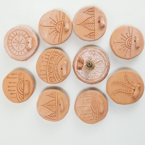 Khay xông trầm đất nung - Healiverse