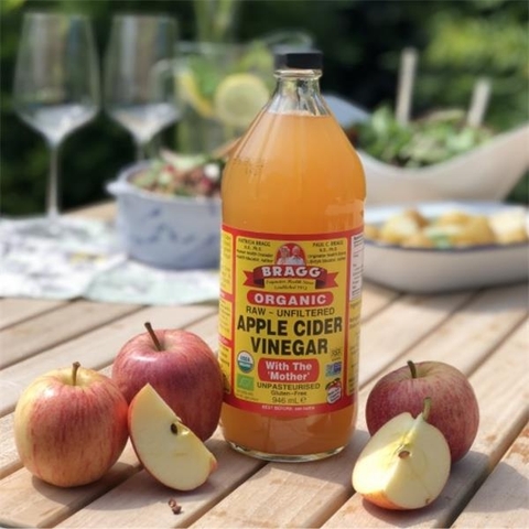 Giấm táo hữu cơ (có giấm cái) 473mL/ 946ml - Organic Apple Cider Vinegar (with mother)