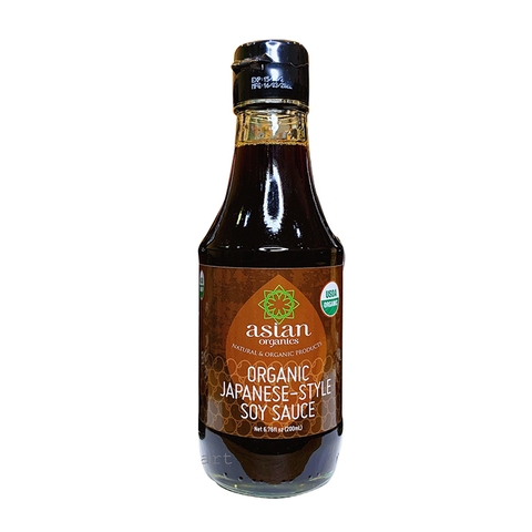 Nước tương đậu nành phong cách Nhật Bản hữu cơ Asian Organics (200ml)