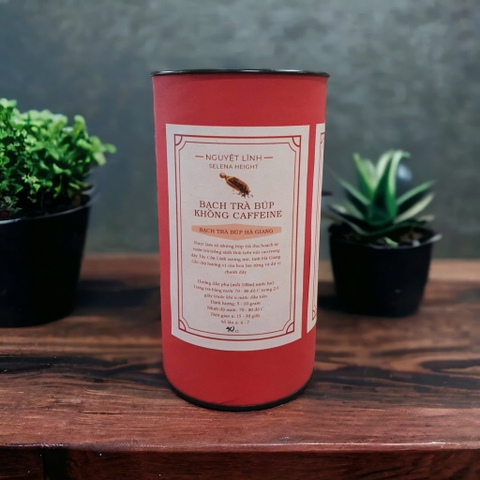 Bạch trà búp không caffein - Hộp 5 túi nhỏ (White tea bud no caffein - Box 40g)
