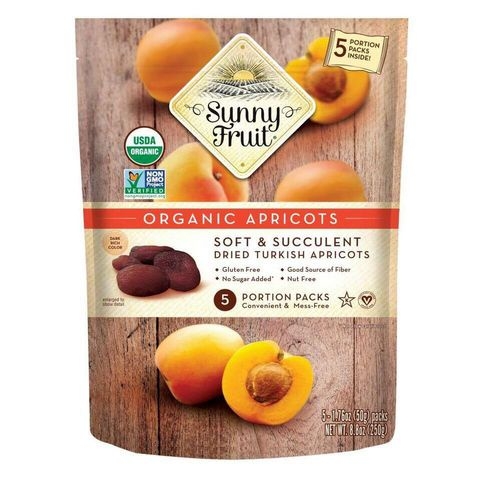 Mơ khô hữu cơ Sunny fruit 250g - Chứng nhận hữu cơ USDA