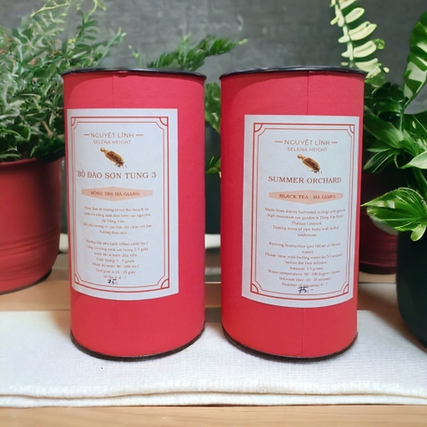 Bồ Đào Sơn Tùng 3 (Hồng Trà Hà Giang - chỉ từ lá trà từ vườn trà sinh thái) 60g