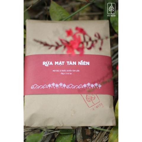 RỬA MẶT TÂN NIÊN (Mùi già, lá bưởi, xuyên tâm liên) - VietHerb