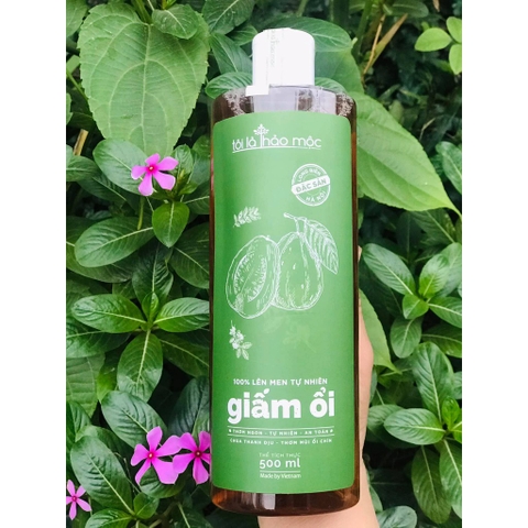 Giấm Ổi Lên Men Tự Nhiên (500ml) - Tôi Là Thảo Mộc