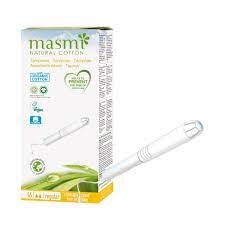 Tampon có cần đẩy 2 giọt hữu cơ Masmi (16m)