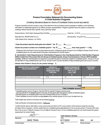 Thanh Cốm gạo lứt Truyền thống Medifood