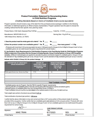 Thanh Cốm gạo đen hoang dã Medifood