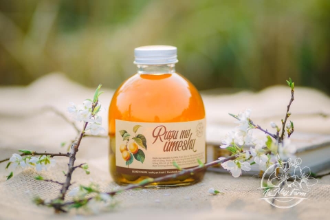 Rượu mơ umeshu 500ml - Lá Mây Farm