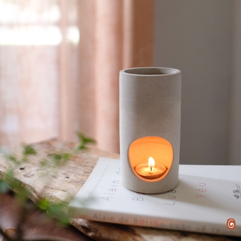 Gốm Sài Gòn (gạt tàn, lọ đốt tinh dầu, cờ caro) - handmade