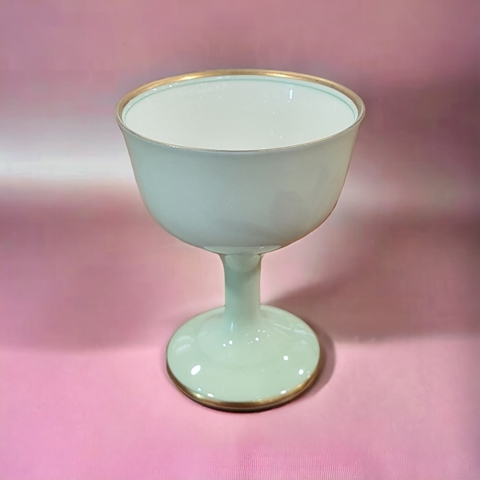 Ly uống trà sứ xương vintage cao cấp Fukagawa (3 màu)