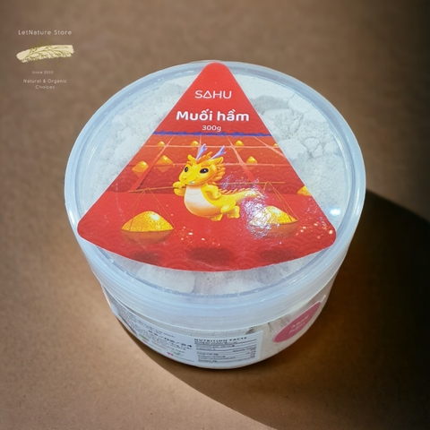 Muối biển truyền thống Sahu (muối hột, muối bọt, muối hầm, hoa muối, muối tre) - loại lớn