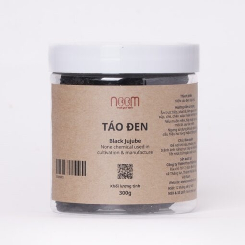 Táo đen sấy khô 300gr - Noom