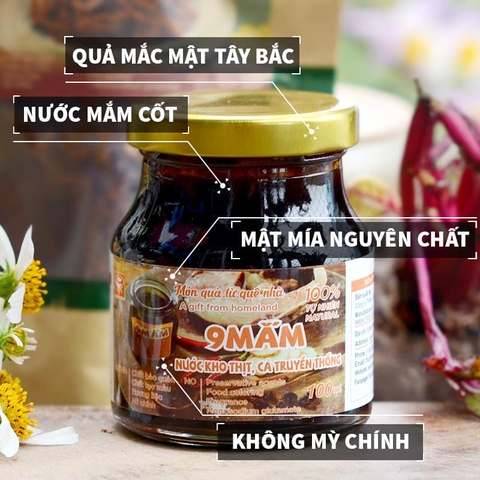 Nước kho thịt cá truyền thống 100ml - 9Mắm