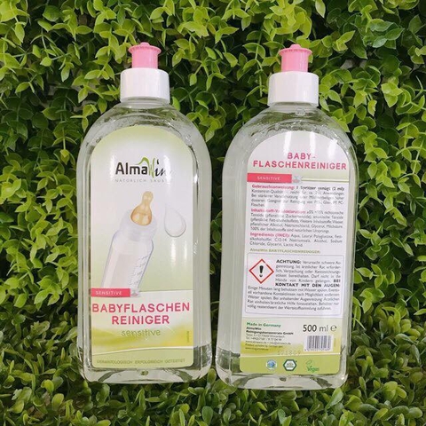 Nước rửa bình sữa hữu cơ 500ml  - Almawin
