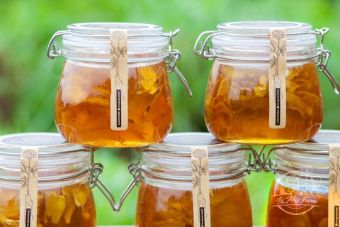 Hồng Sâm Mật Gừng 500ml - Lá Mây Farm