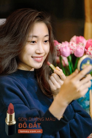 Son dưỡng môi thiên nhiên (không màu/ đỏ cam/ đỏ đất) - Lá Mây farm