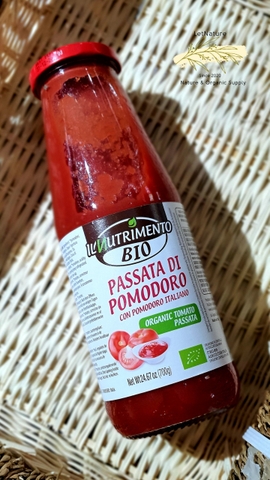 Sốt cà chua Ý Hữu cơ IL Nutrimento 700g