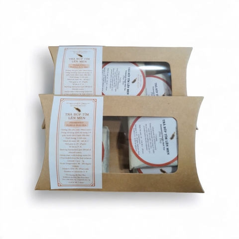 Trà búp tím Phú Thọ lên men 7g (trà hoang dã Phú Thọ)