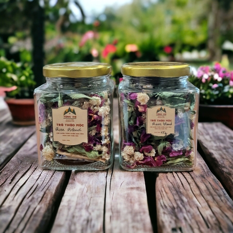Trà hoa phối (Flower blended Tea) nhiều vị- Tùng Hạ