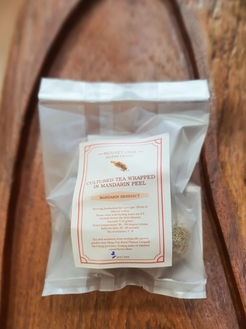 Hộp trà quà tặng (Hồng trà, Bạch Trà, Búp tím lên men, Phổ nhĩ Quýt) - Tea gift box of 4 tea (white tea, black tea, fermented tea)