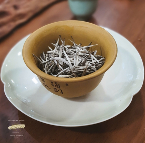 Hộp trà quà tặng (Hồng trà, Bạch Trà, Búp tím lên men, Phổ nhĩ Quýt) - Tea gift box of 4 tea (white tea, black tea, fermented tea)