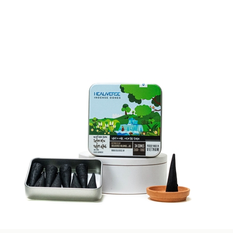 Trầm Đen Trám Rừng (Bac-Ninh Black Agarwood) - Healiverse