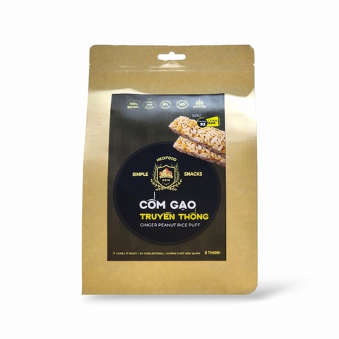 Hộp 12 thanh & túi 8 thanh bánh cốm gạo Medifood