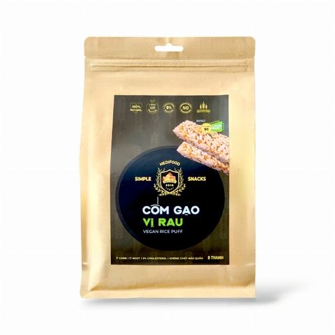 Hộp 12 thanh & túi 8 thanh bánh cốm gạo Medifood