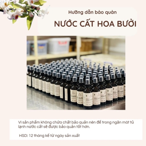 Nước cất hoa bưởi 100ml - VietHerb