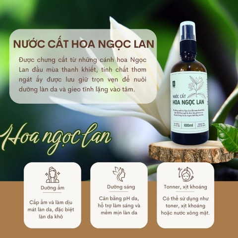 Nước cất Hoa Ngọc Lan 100ml - VietHerb